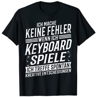 Keyboardspieler Musikinstrument Musik Keyboard T-Shirt