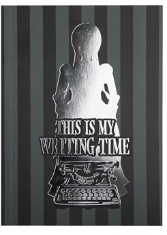 Cinereplicas Wednesday - Dies ist meine Schreibzeit schwarzes Notizbuch - 14.5 * 21cm - Offizielle Lizenz