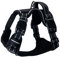 UVTQSSP Hundegeschirr Kleine Hunde mit Leine Gepolstert, Welpengeschirr, Dog Harness Hunde Geschirr Klein (Schwarz, XL)