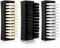 Amaxiu 3er Pack Handnagelbürste zum Reinigen von Fingernägeln, langlebiges Nylon feste Handbürste, steife Scheuerborsten Nagelschrubberbürsten für Männer Mechaniker Gärtner (Schwarz + Gelb + Weiß)