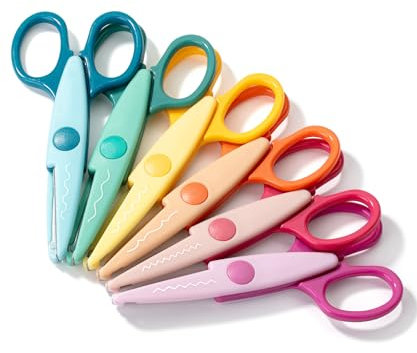 Mr. Pen Bastelschere, dekorative Kante, 6 Stück, Zickzack-Design, Scrapbooking, ausgefallenes Muster, Design