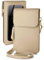 moex Sac à bandoulière pour téléphone portable iPhone 11, petit sac à main avec compartiment pour téléphone portable et fenêtre, 2 compartiments supplémentaires, sac à bandoulière pour femme, beige