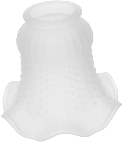 WOONEKY Abat Jour Verre pour Lampe Suspendue Éclairage Décoratif Intérieur Ombre Luminaire pour Lampe de Chevet Murale Design Élégant et Sophistiqué