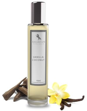Arabian Opulence FR291 VANILLA COCONUT Roll-on Parfümöl | Konzentriertes Parfüm Körperöl | Langanhaltendes Parfüm auf Ölbasis für Männer und Frauen | Reisegröße Alkoholfreies Parfümöl Flasche (15ml)