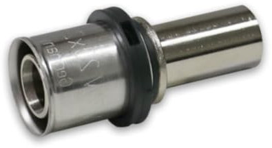 Pressfitting Rohr-Übergang auf Kupferrohr 20 x 2-15 mm vernickelt