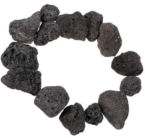 SUPVOX Volcanic Stone Decor for Aquarium Fish Tank Rocks for Potted Plants 200g Pack