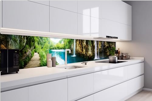 Dimex Küchenrückwand Folie Selbstklebend ENTSPANNEN IM Wald 420 x 60 cm | Klebefolie - Dekofolie - Spritzschutz für Küche | Made in EU