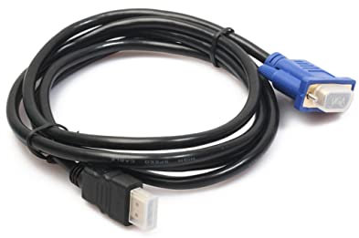 UKCOCO al Cable vga cablear adaptadores Cable Adaptador al Conector Adaptador de a Cuatro a USB varón a 15 varón Cable de Metros al Cable de conexión vga Macho de Oro a vga