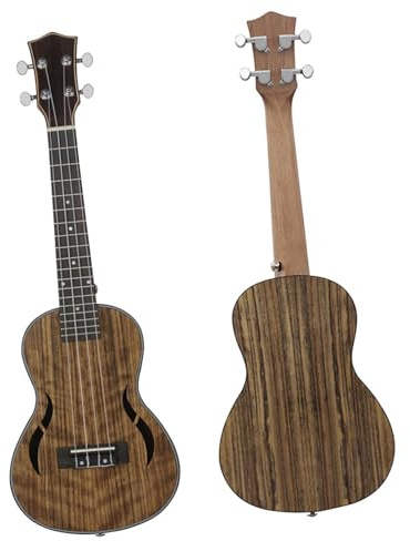 23-Zoll-Ukulele Aus Walnussholz Für Einsteiger Mit Vier Saiten, Kleine Gitarre Ukulele Set(3/4)