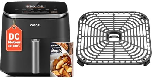 COSORI turbo blaze air fryer 6L and crisp plaque