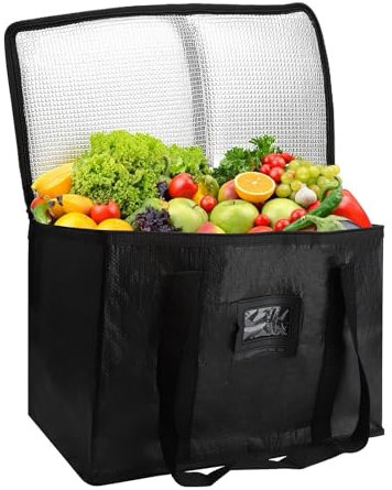 43 x 30 x 31 cm Bolsa termica Porta Alimentos, Bolsa Nevera Porta Alimentos, Bolsa isotermica, Bolsa isotermica Porta Alimentos, Porta Alimentos Termico para Acampar, Hacer barbacoas