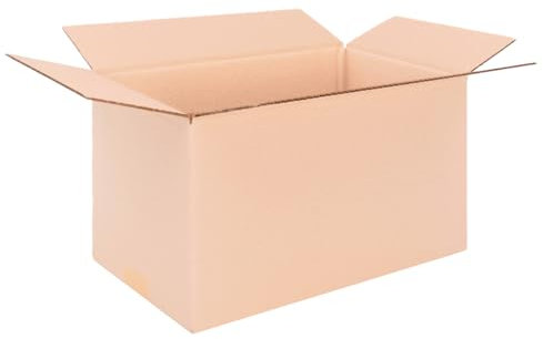 verpacking 100 x cartons colis simple cannelure 36 x 20 x 20 cm brun - KK 80