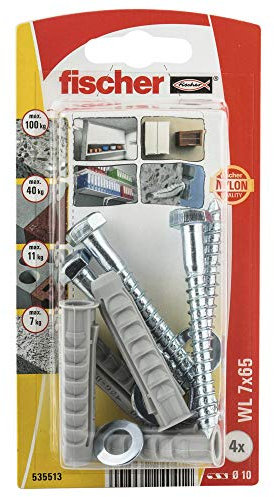 Fischer - Kit de fixation facile - Kit de fixation pour chauffe-eau 12x60mm - Fischer
