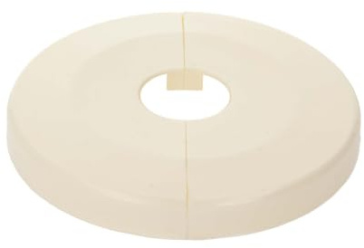 tecuro Scharnierrosette Ø 22 mm x Ø 85 mm x 8 mm - Kunststoff ABS weiß