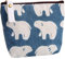U/K Porte-monnaie utile pour filles et femmes - Motif animal - Porte-monnaie - Porte-monnaie - Porte-monnaie - Sac à main - Accessoire pour femme - Bleu - Élégant et populaire