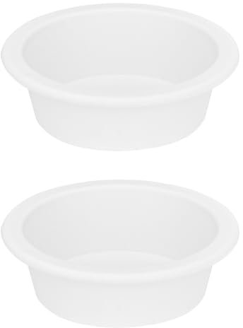 ASAWASA 2 Pcs Silicone Liners for Wax Warmer,No Mess, No Scrape, Long Lasting and Reusable, 2.48 in in Bottom Diameter (medium size 2pcs)