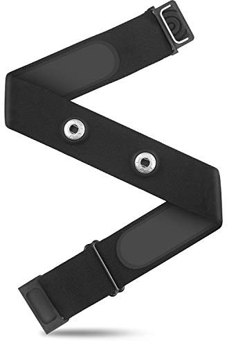 COOSPO Replacement chest strap for heart rate monitor, chest strap, compatible with Polar Garmin Wahoo COOSPO SUNNTO, buckle spacing 46 mm