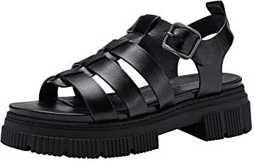 Tamaris Damen 1-1-28719-20 Sandale, Schwarz, 39 EU