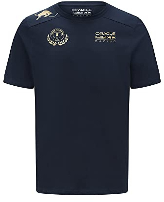 RB Racing Oracle x Puma - Max Verstappen 2022 F1 Meisterschafts- T-Shirt - Dunkelblau - Herren - XXL