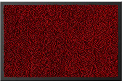 BIANCHERIAWEB Tappeto Zerbino Entrata Ingresso Casa Esterno Interno Antiscivolo Asciugapassi Nevada 40x60 Bordeaux