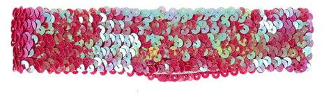 SOLUSTRE Haarband Sportliches Elastische Pailletten Stirnband Sport 20er Haarschmuck Kopfschmuck Kopfbedeckung Schweißband für Make Up Yoga Fitness Elastische Stirnb?nder