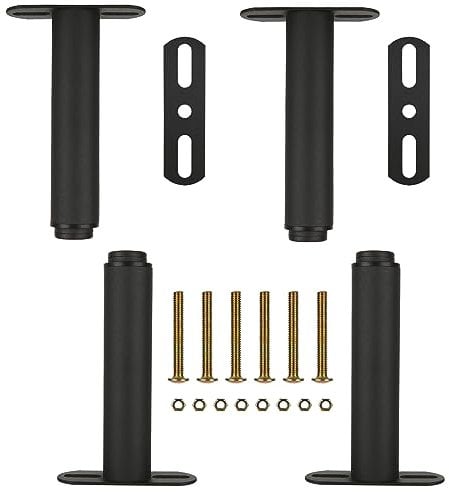 YOUNTHYE 4PCS Bed Adjustable Legs, Furniture Legs Adjustable Bed Support Legs 7inch -13inch Heavy Duty Furniture Legs Support for Cabinet Sofa Bed Frame Replacement Parts