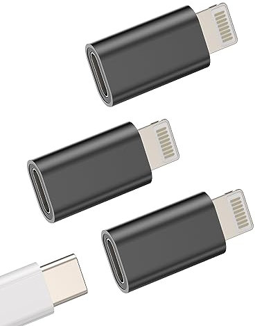 Adaptateur Lightning vers USB C(lot de 3)prise USBC Femelle Iphone Mâle Convertisseur Type Jack Chargeur Cable pour Apple 14 13 12 11 Pro Max Mini 7 8 Plus X Se Ipad Air Charger Port Câble Connecteur