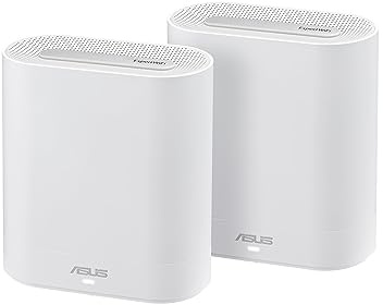 ASUS ExpertWiFi EBM68 AX7800 - Sistema Wi-Fi aziendale Tri-Band 6 (2 pezzi) Guest Portal e SDN, VLAN, configurazione facile e gestione remota, scalabile, AiMesh, sicurezza di rete di livello