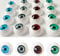 32PCS Halloween Eyeballs 22mm 3D Realistic Plastic Doll Eyeball Scary Fake Eyes for Halloween Trick or Treat Party Craft Horror Prop Decoration