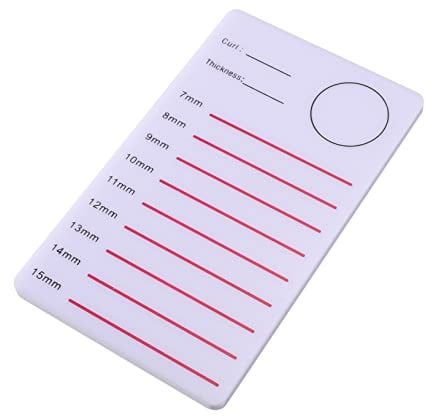 FOMIYES 3stücke Eyelash Extension Tray Handheld Acryl Palett Für Wimpernverlängerung Dual-color Design Für Profis Und Anfänger Präzise Anordnung Ihrer Wimpern