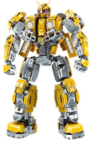 Doyomtoy Bumblebee Bauklotzsets, Mech Spielzeug, Robotermodelle, Weihnachts und Geburtstagsgeschenke, Sammlerstücke...