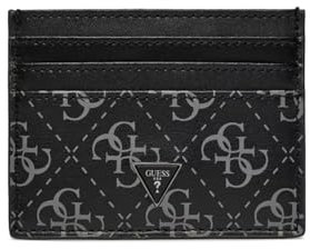 GUESS Men MITO Card CASE Wallet, Schwarz
