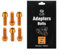 Colorful Disc Brake Caliper Fixing Bolts, 6pcs, M6*18mm, MTB Bike Screws (Orange)