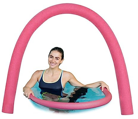 Pool Nudeln 6,5 * 150 cm Hohle Schaumbad Schwimmnudel Leichte Schaum Nudeln für Kinder Schwimmen Schwimmbadnudeln rosa