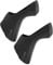 Protecteur de Poignée de Vélo, Manchons élastiques de Poignée de Vélo de Route en Silicone Confortable pour ST‑R7000/8000 (Noir)