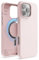 elago Magnetic Silicone Case Compatible with iPhone 16 Pro Max Case 6.9 Inch Compatible with All MagSafe Accessories - Built-in Magnets, Soft Grip Silicone, Shockproof (Lovely Pink)