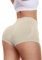 Vertvie Sporthose Damen Kurz Scrunch Sport Shorts Hotpants Hoch Taille Gym Shorts Push Up Kurze Leggings Sexy Yoga Shorts Fitness Workout Radlerhose Sport(Khaki,S)