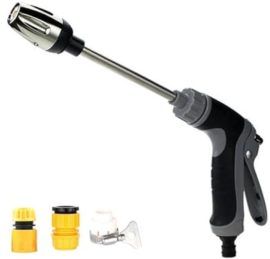 Breeshy Lavadora de alta presión para cada manguera de jardín, lavadora a presión 2 en 1 con accesorios