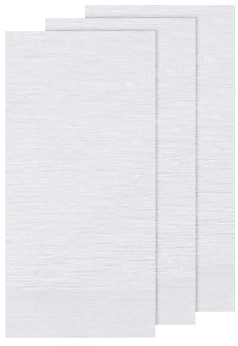 PATIKIL 3pcs Placa de Aluminio 6061, 102x50x6mm Chapa Plana de Metal Hoja Metálica con Película Protectora para DIY Modelo Artesanía Bricolaje Industria Elaboración Perforación