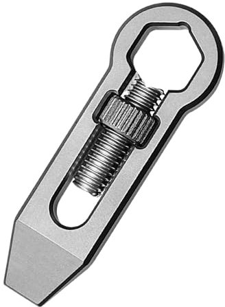 Premium Small Prybar Keychain – Portable Pocket Crowbar & Screwdriver Combo | Sleek, Durable Tool for Men | Multi-Function Keychain Gadget for Everyday Use