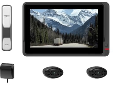 RexVision DVS PSS Kits London's DVS Progressive Safe Systems Kit with Night Vision Waterproof Front Side View Camera 7 inch VGA Monitor for HGVs Commercial Vehicles and Vans (Standard Version)