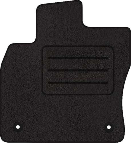 Fußmatten Velours Autoteppich passend für Skoda KODIAQ Fahrer schwarz