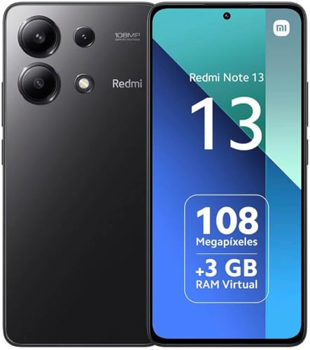 Xiaomi Redmi Note 13 4G Smartphone, 8 Go + 256 Go, octa-core, écran AMOLED 6,67 120 Hz, triple appareil photo 108 MP, processeur Snapdragon 685, batterie 5 000 mAh (noir minuit) (Reconditionné)