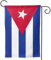 Bandera de jardín pequeña con impresión de bandera cubana de doble cara vertical de bienvenida para patio, decoración exterior de 12.5 x 18 pulgadas