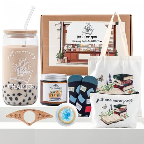 MEETOZ 7 PCS Book Lovers Gifts for Women, Bookish Gifts for Readers | for Women, Birthday Bookish for Readers, Librarians,Bookworms, Mothers Day