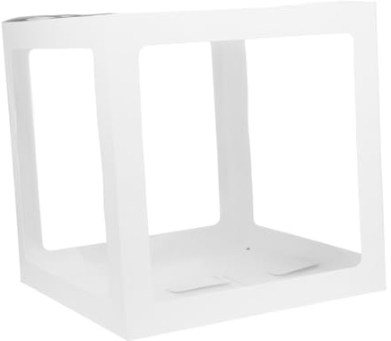 VANZACK 1pezzi Scatola Trasparente Per Palloncini Scatola Per Palloncini Di Compleanno e Natalizi Materiale in Carta Pvc Resistente All Usura Decorazione Per Feste Di Matrimonio e Complean