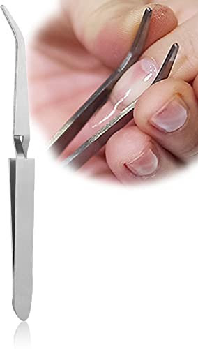 Pinzas de Uñas, Clip de Uñas, Pinza para Unas Acrilicas, Clip Pick-up Nail Art Multi Functions Pinzas de Acrílico de Uñas de Gel de Acero Inoxidable Que Forman Clip Nail Art Tool