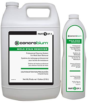 Concrobium Mold Stain Remover 2 Part 1 Gallon + 17oz