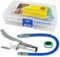 Grease Gun Coupler,Locking Grease Gun Coupler 10000 Psi,Quick Release Grease Coupler,High Pressure Grease Gun Coupler,Single Handle Gear Oil Nozzle with 30CM Hose Fit All Standard 1/8 Npt Grease Guns