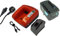 PowerSmart® Batteria di ricambio agli ioni di litio da 5000 mAh, 21,60 V, con caricatore rapido per Hilti B18, B18/1.6, B22, B22/1.6, B22/3.0, B22/3.3, B22/4.0, B22/5.2, B22/8.0 (rosso)